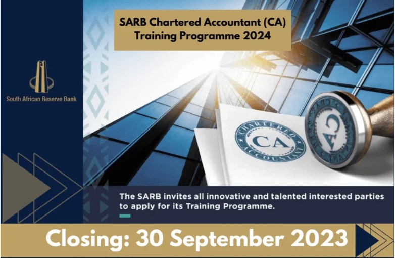 Apply For South African Reserve Bank Chartered Accountant Training