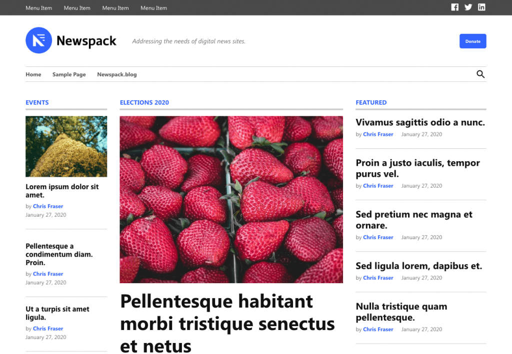 Newspack Themes Newspack