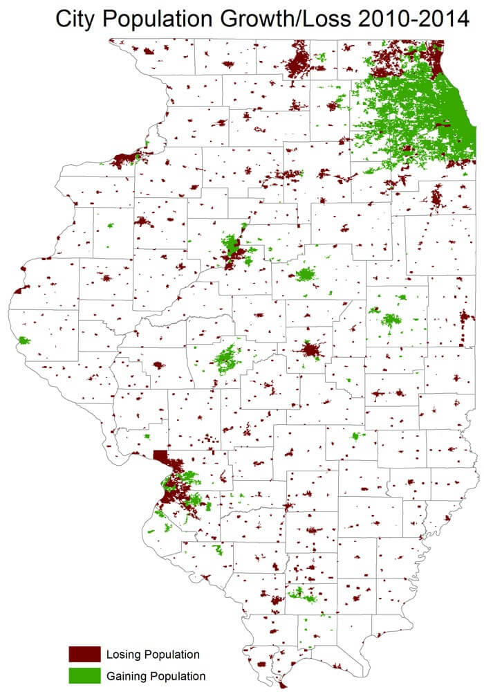 Illinois Population Shifts | Niu Newsroom