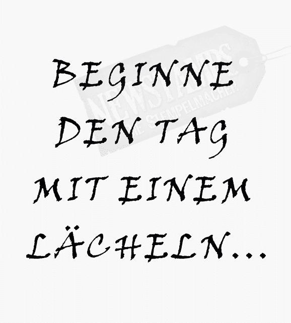 Beginne den Tag 02 Newstamps