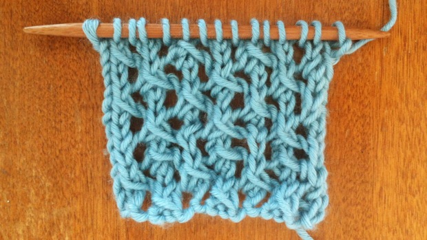 The Cell Lace Stitch Knitting Stitch 27 New Stitch A Day