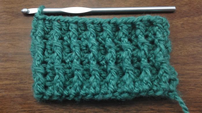 How to Crochet the Back Post Double Crochet Stitch (BPdc