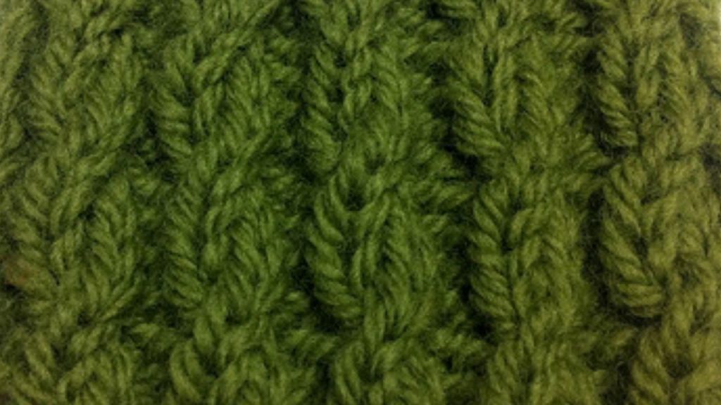 Twisted Cable Rib Stitch Knitting Stitch Dictionary