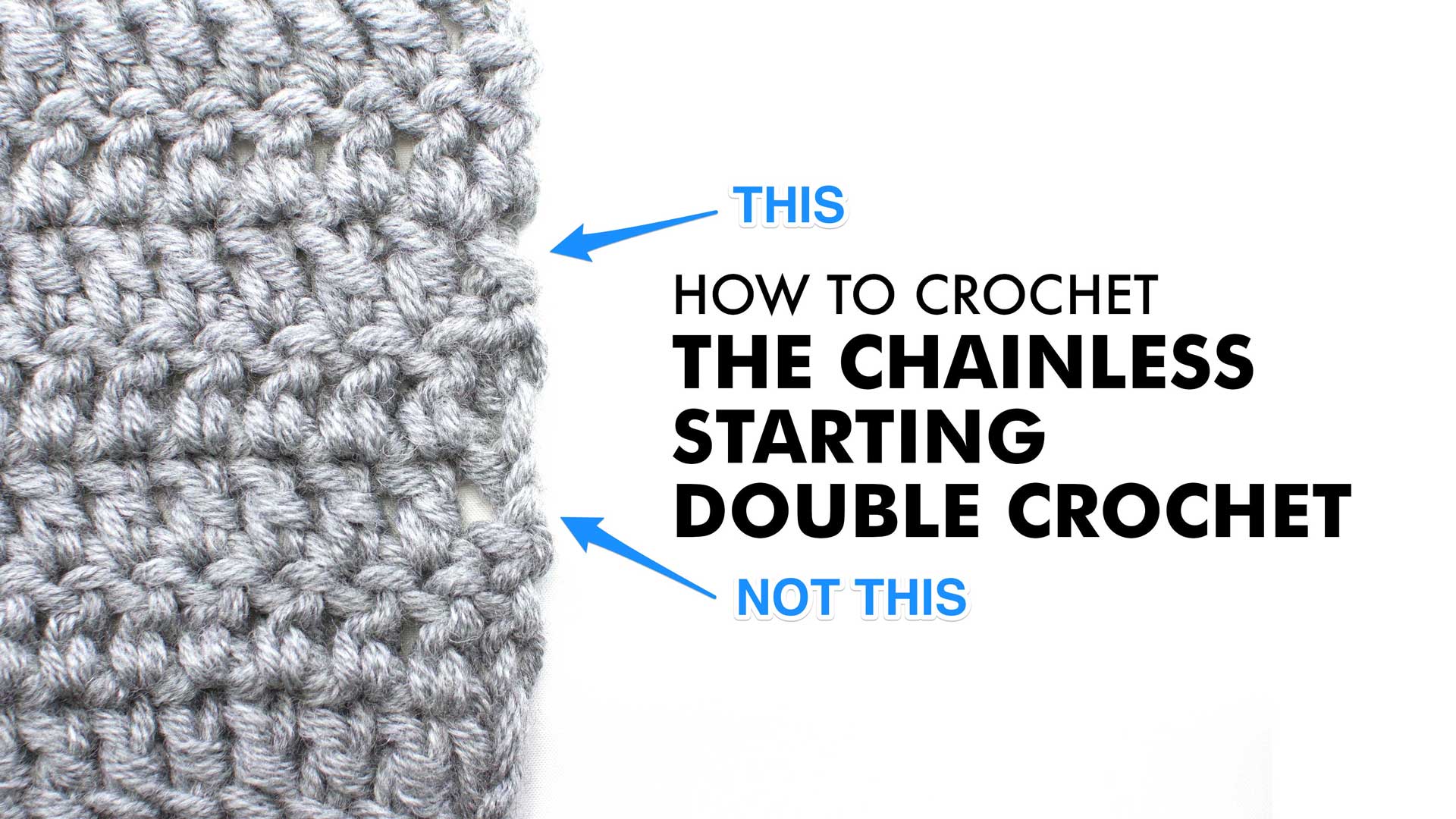 Chainless Starting DC Crochet New Stitch a Day
