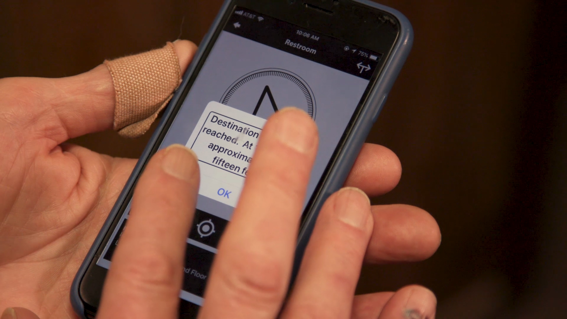 Loud Steps Directional App for the Visually and Hearing Impaired