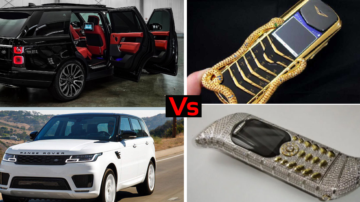 10 phones more expensive than 3 Range Rover and Mercedes Benz cars