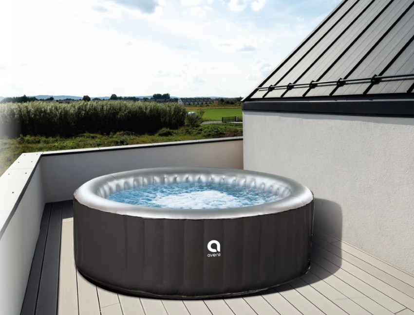 SereneLife 120 Volt Person 130 Jet Square Inflatable Hot, 55 OFF