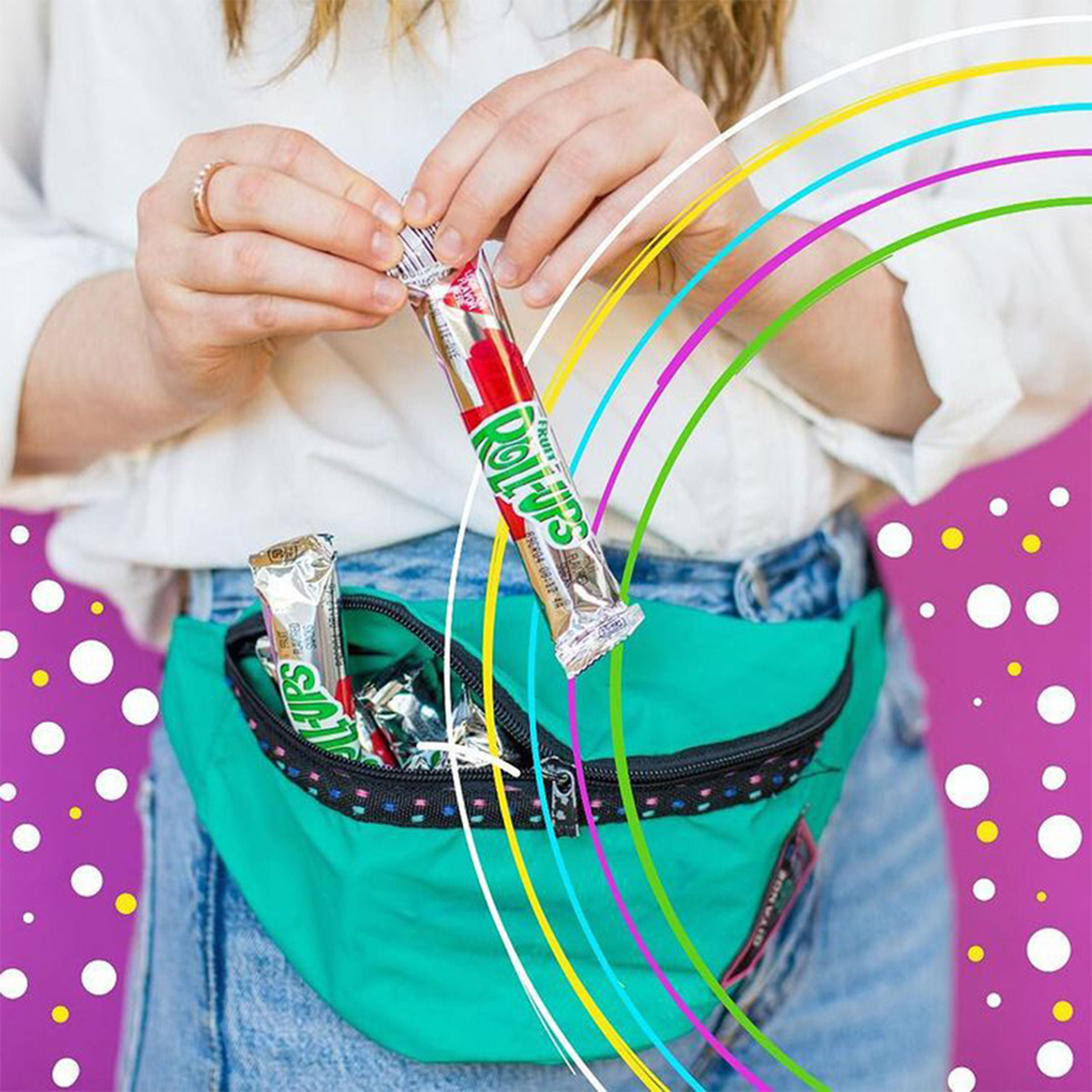 ממתקי פרוט רול אפס בטעמי פירות במבצע מטורף Fruit RollUps Snacks » כלי