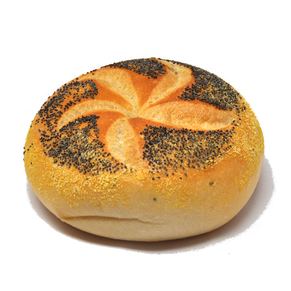 Poppy Kaiser Roll New Venice Bakery