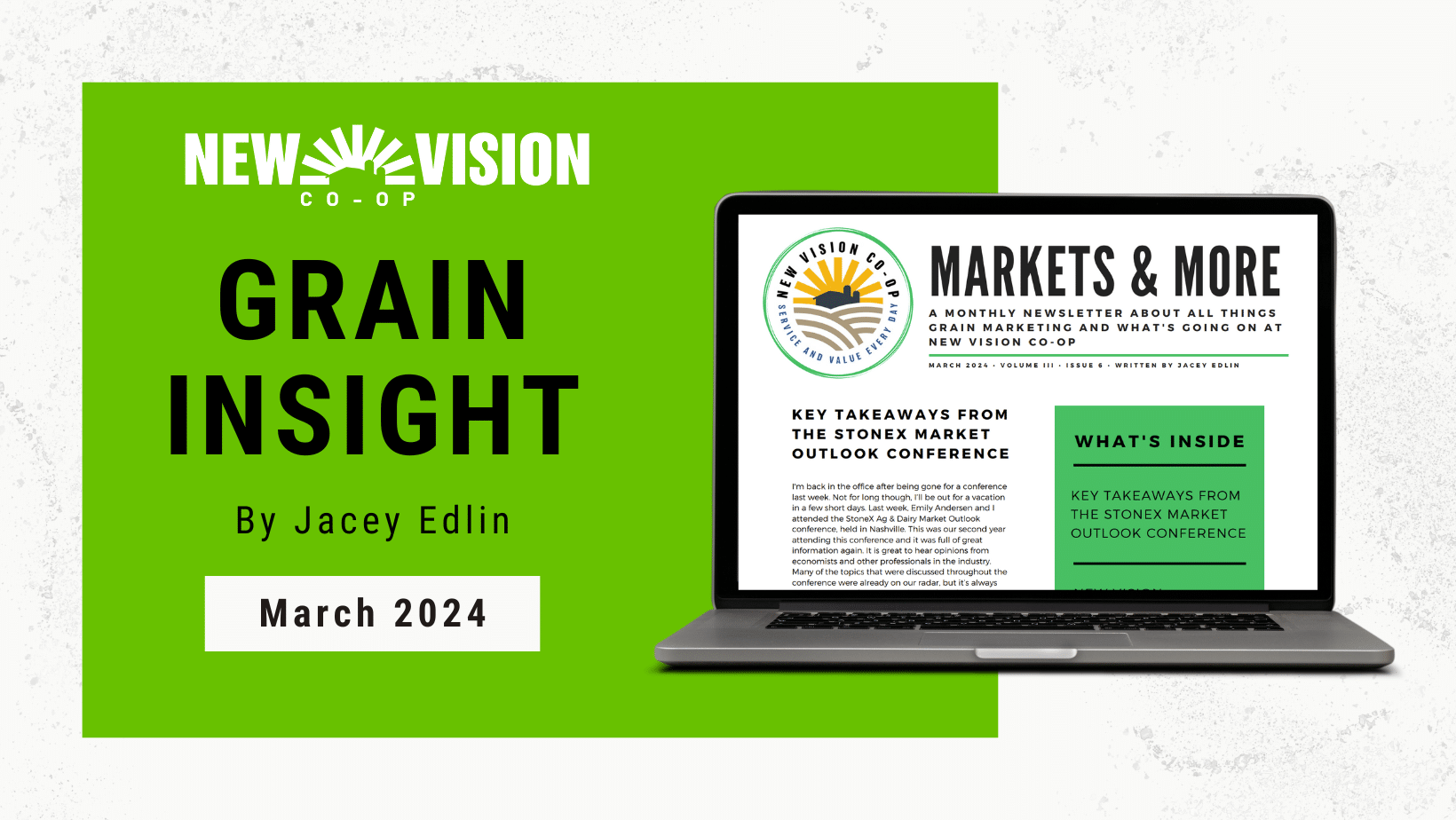 March 2024 Grain Insight New Vision Coop