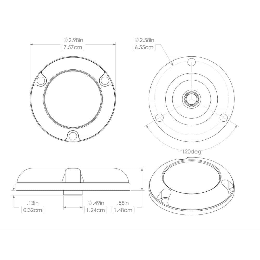 SeaBlaze Mini Blue Underwater Light Lumitec New wire Marine