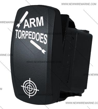 Torpedos Illuminated Rocker Switch | Contura V | New Wire Marine