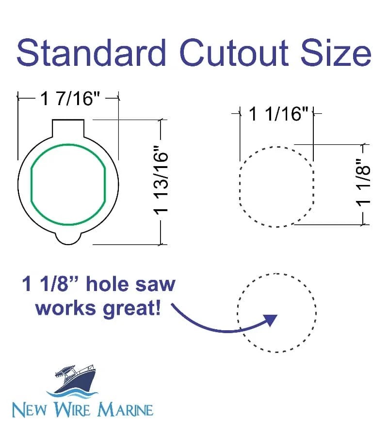 FAST USB Charger 4.8A Output Blue Sea Systems 1045 Marine Grade