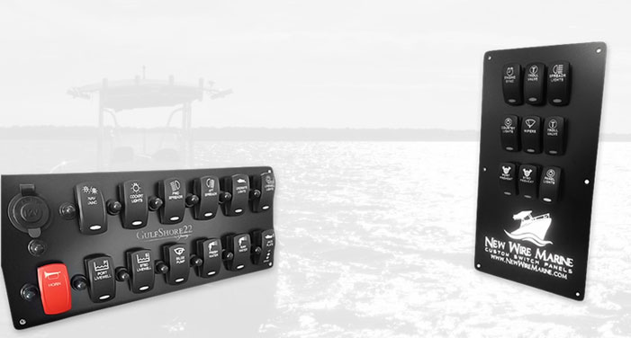 New Wire Marine | Switch Panels | Switches | Rocker Switch Covers | Wire