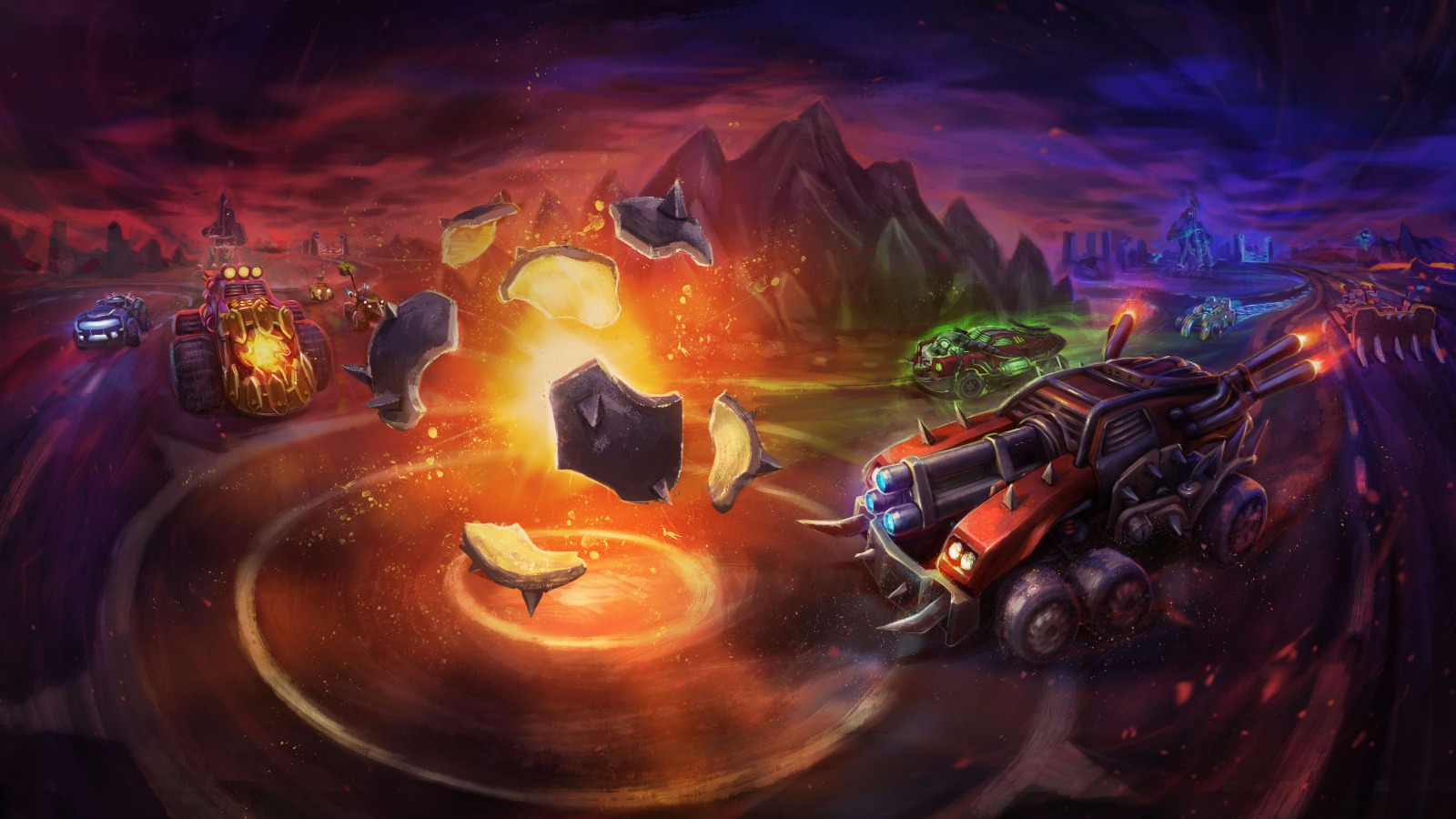 Heavy Metal Machines доступна бесплатно на Xbox One и Xbox Series X S