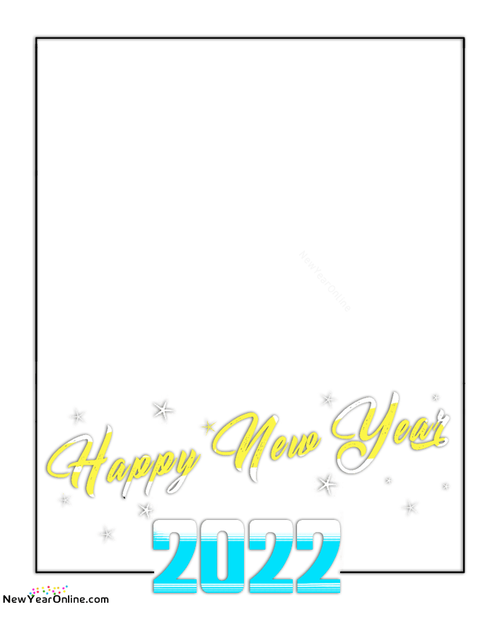 Happy New Year 2023 Photo Frame Online