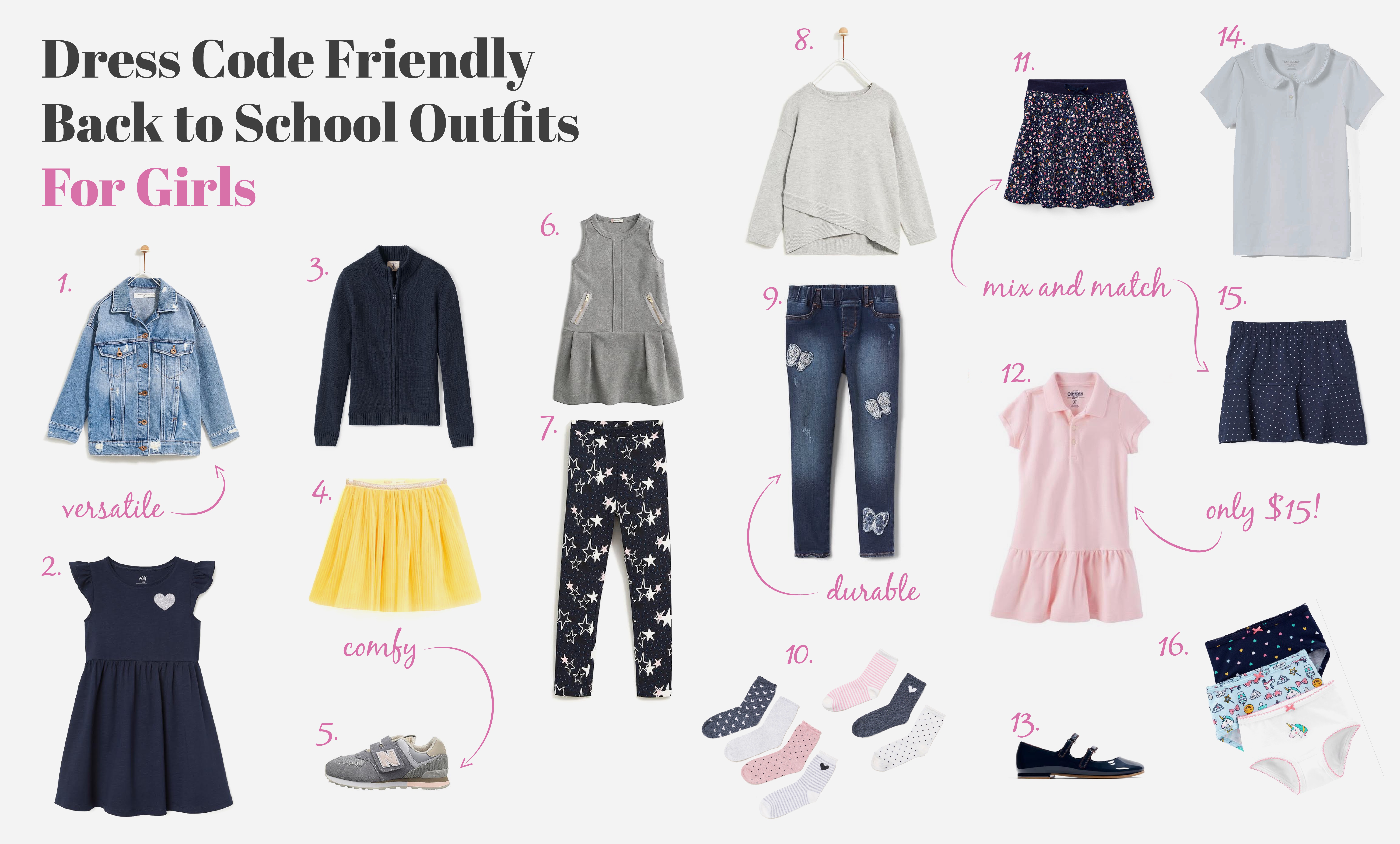 Dress Code Friendly Back to School Shopping Alexis Godley