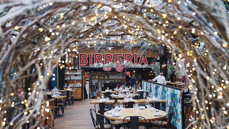 Eataly’s Rooftop Restaurant Turned Into Winter Wonderland