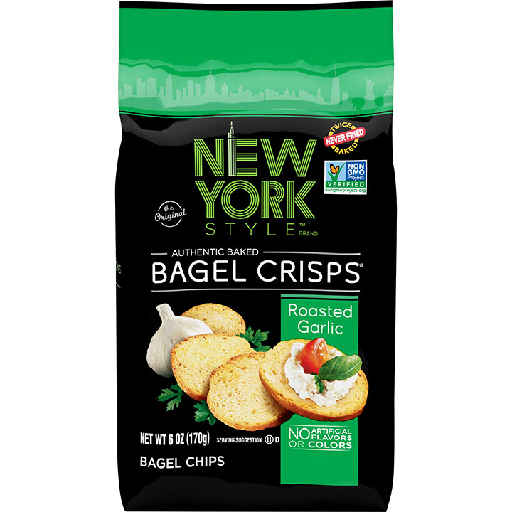 Roasted Garlic Bagel Crisps® New York Style