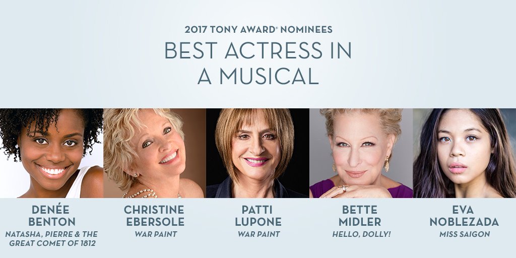 2017 Tony Award Winners — YOUR Pick?