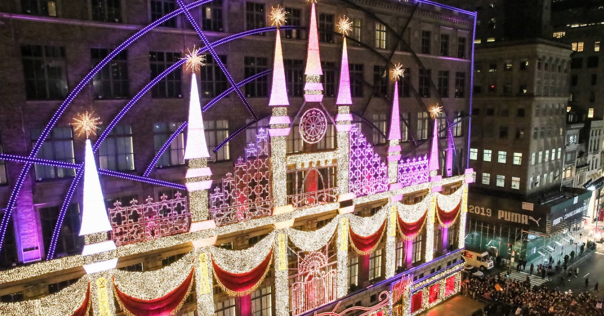 saks window display New York Theater