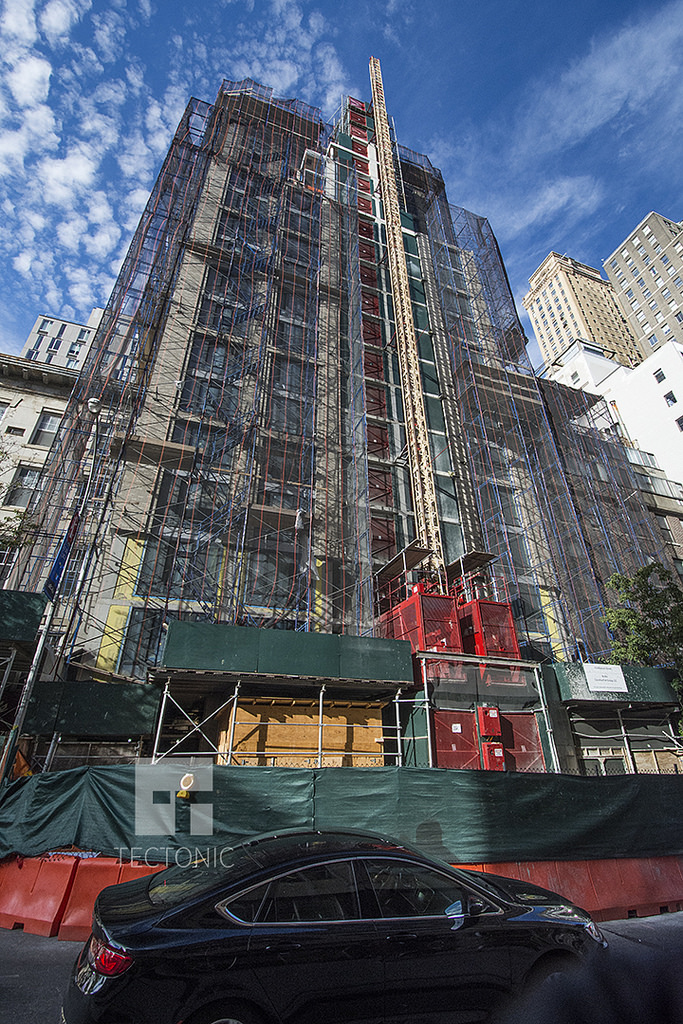 Façade Installation Underway at 19Story, 60Unit MixedUse Project