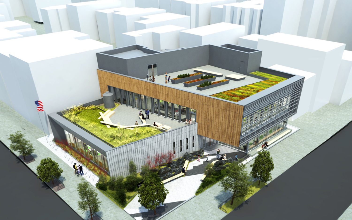 Groundbreaking, Reveal for New Brooklyn Public Library at 107 Norman