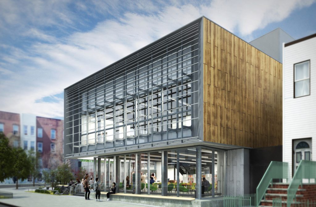 Groundbreaking, Reveal for New Brooklyn Public Library at 107 Norman