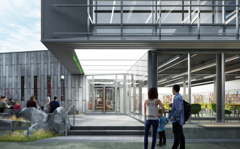 Groundbreaking, Reveal for New Brooklyn Public Library at 107 Norman