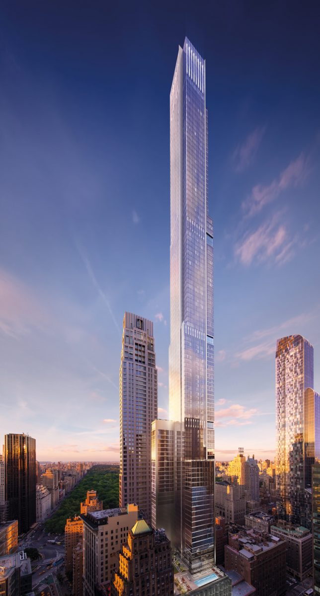Central Park Tower Surpasses Chicago's Willis Tower On Way To Tallest Roof Height In Western Hemisphere - New York Yimby