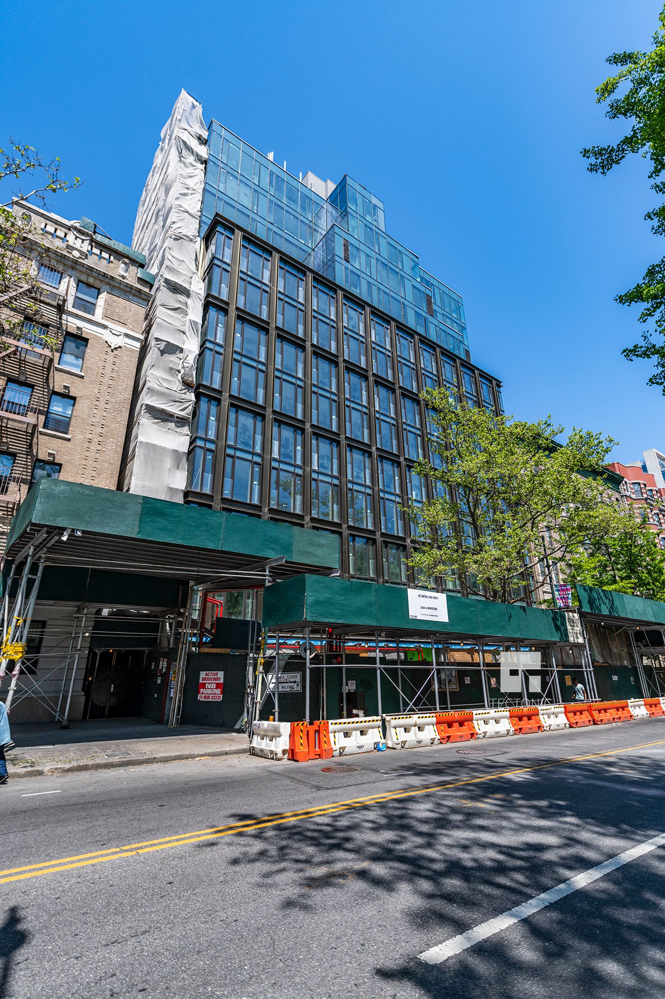 Exterior of 145 Central Park North, aka 145 West 110th Street, Nears