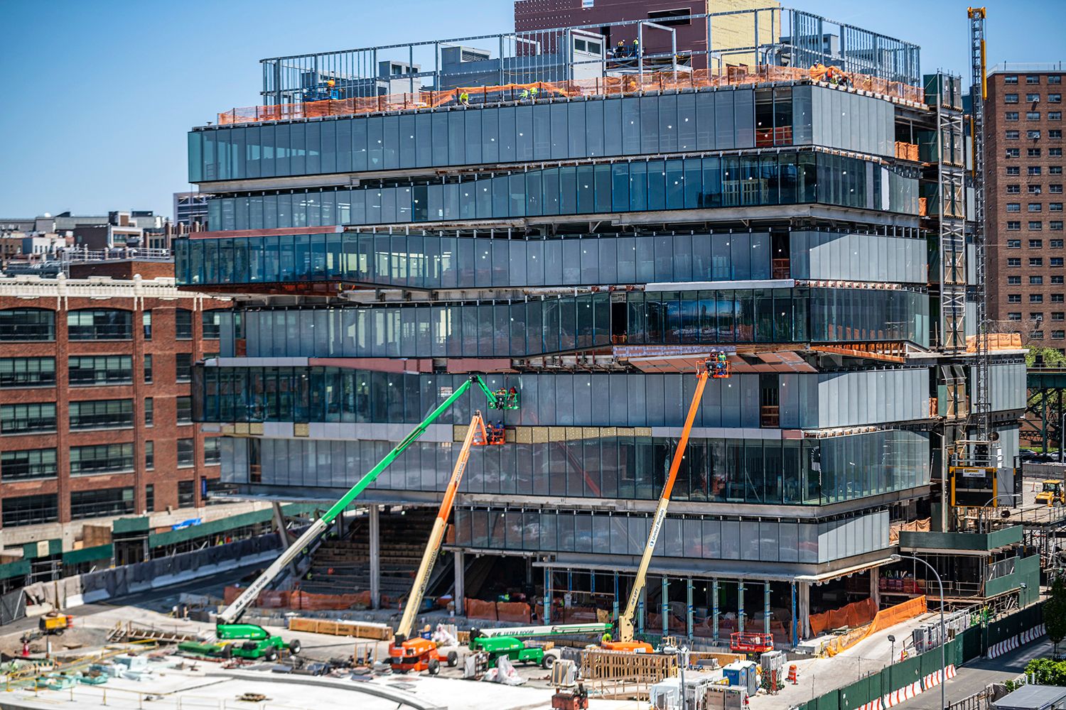 Columbia's Latest Buildings Rapidly Taking Shape on Manhattanville