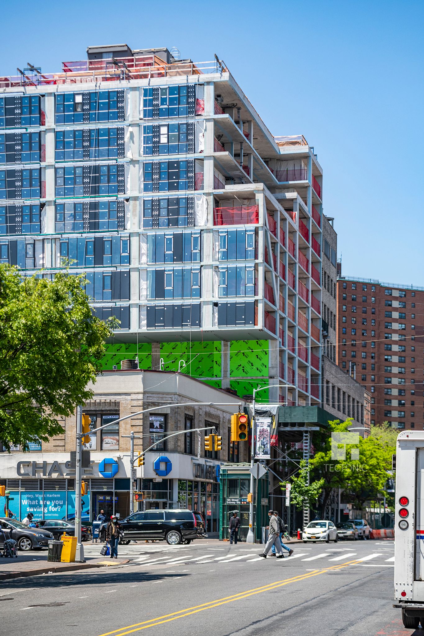 Eleven Hancock's Curtain Wall Installation Begins at 362 West 125th