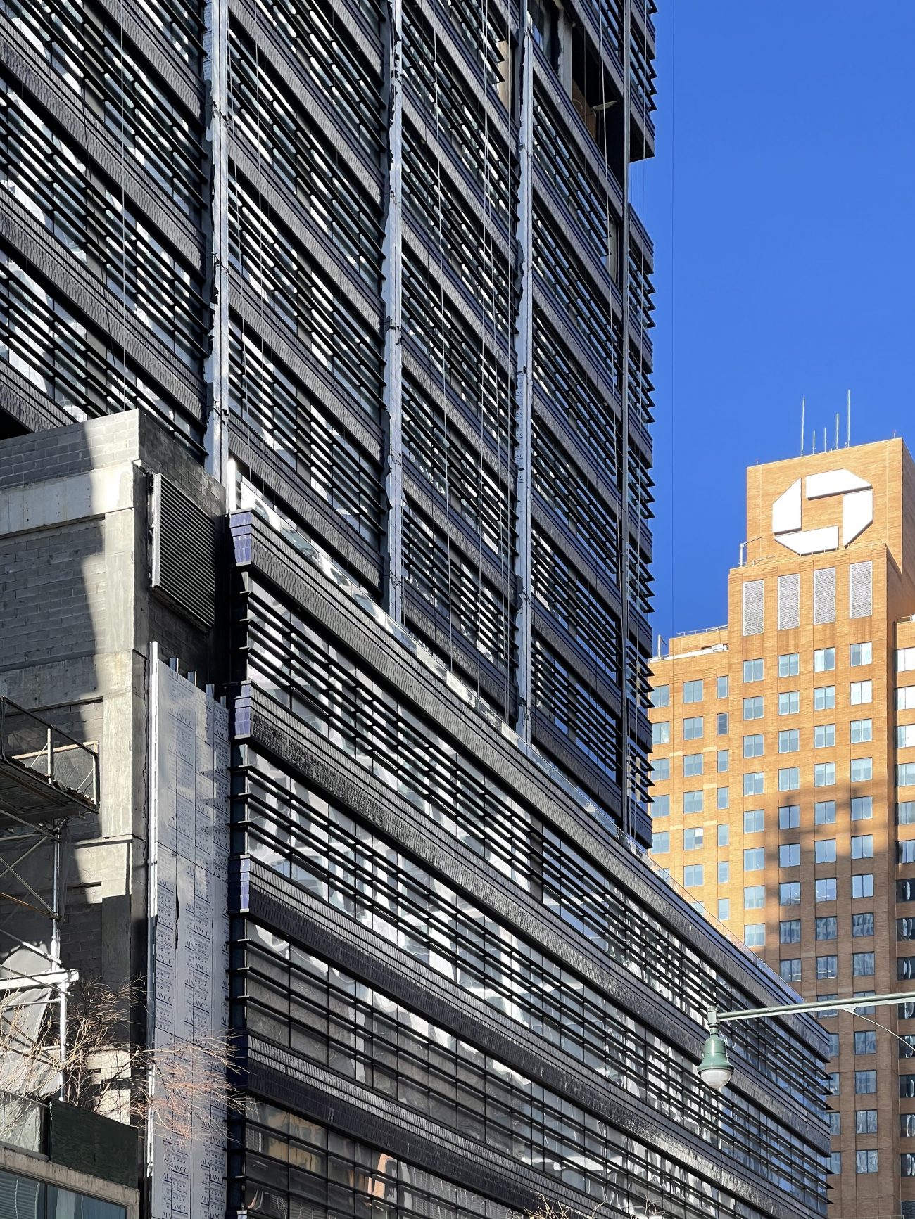 Façade Installation Progresses on One Willoughby Square in Downtown