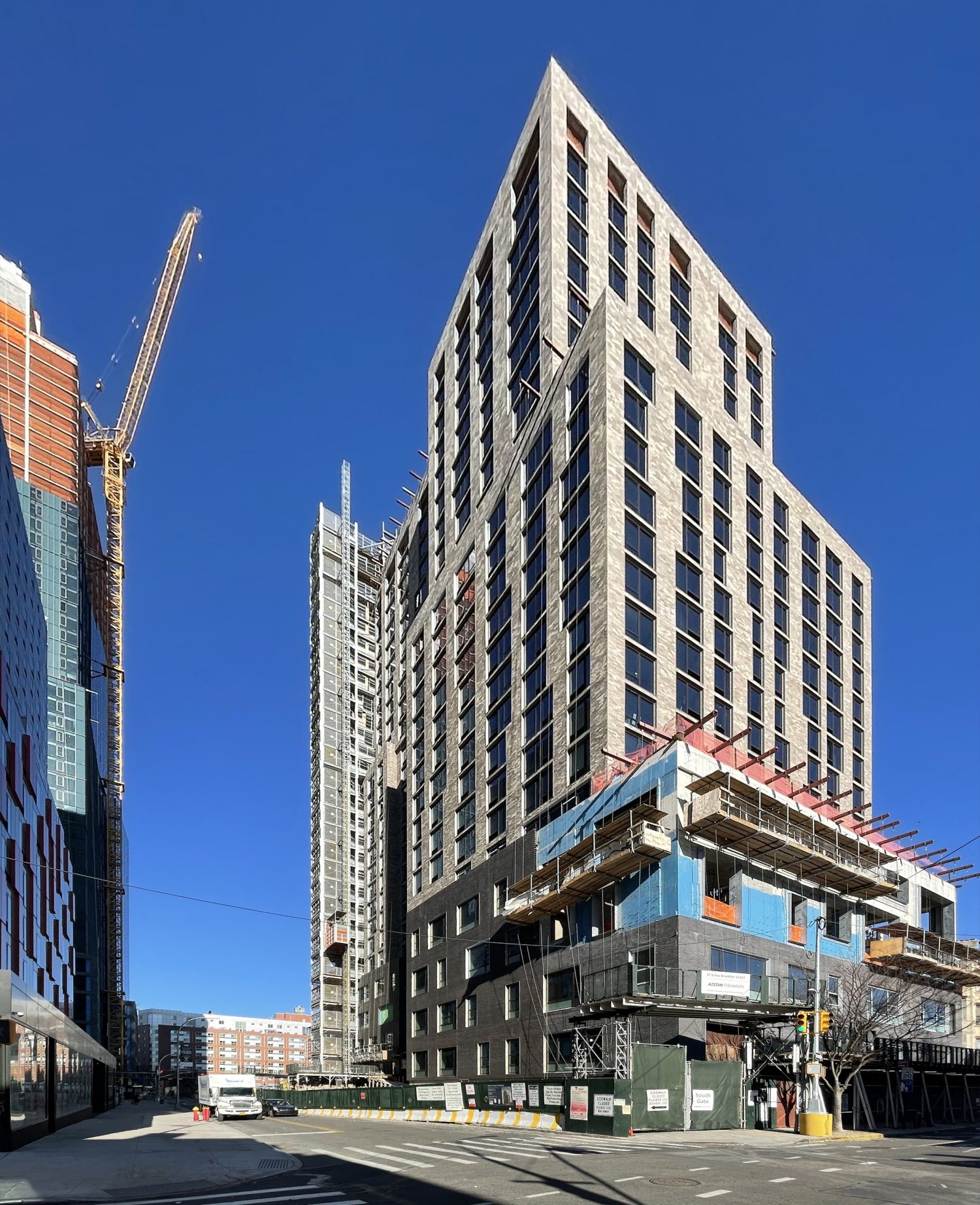 37 Sixth Avenue's Brick Façade Nears Completion in Prospect Heights