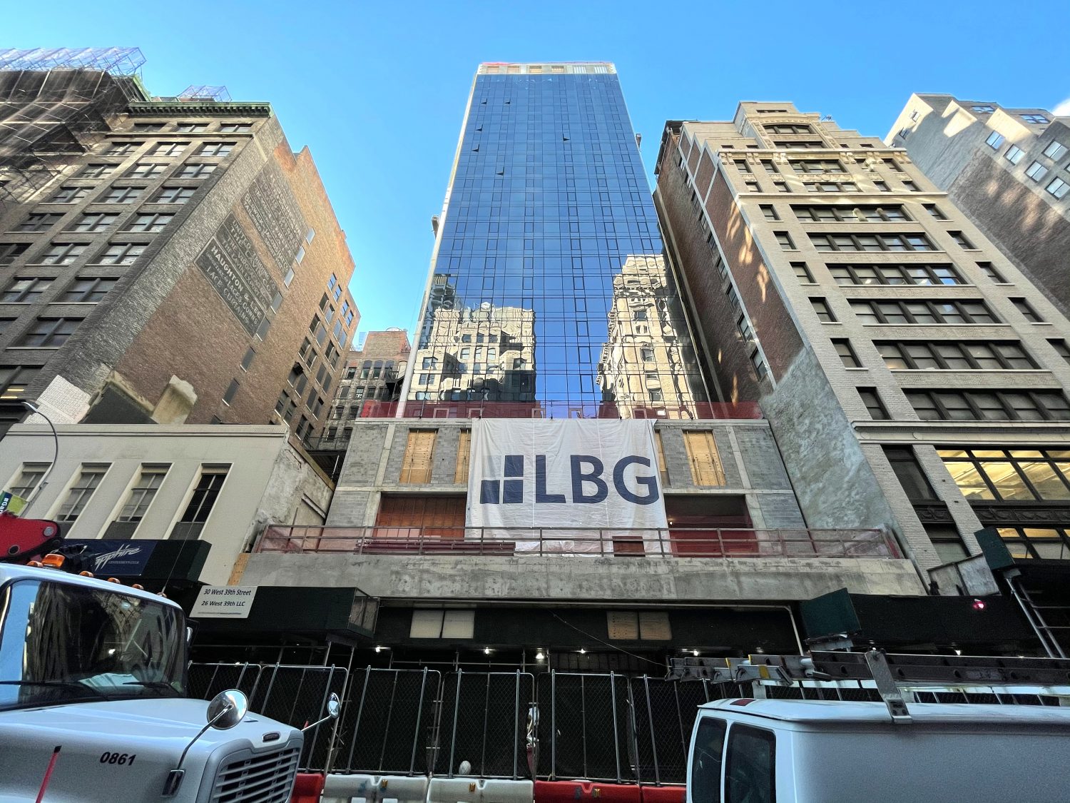Exterior Work Continues on 30 West 39th Street in Midtown, Manhattan