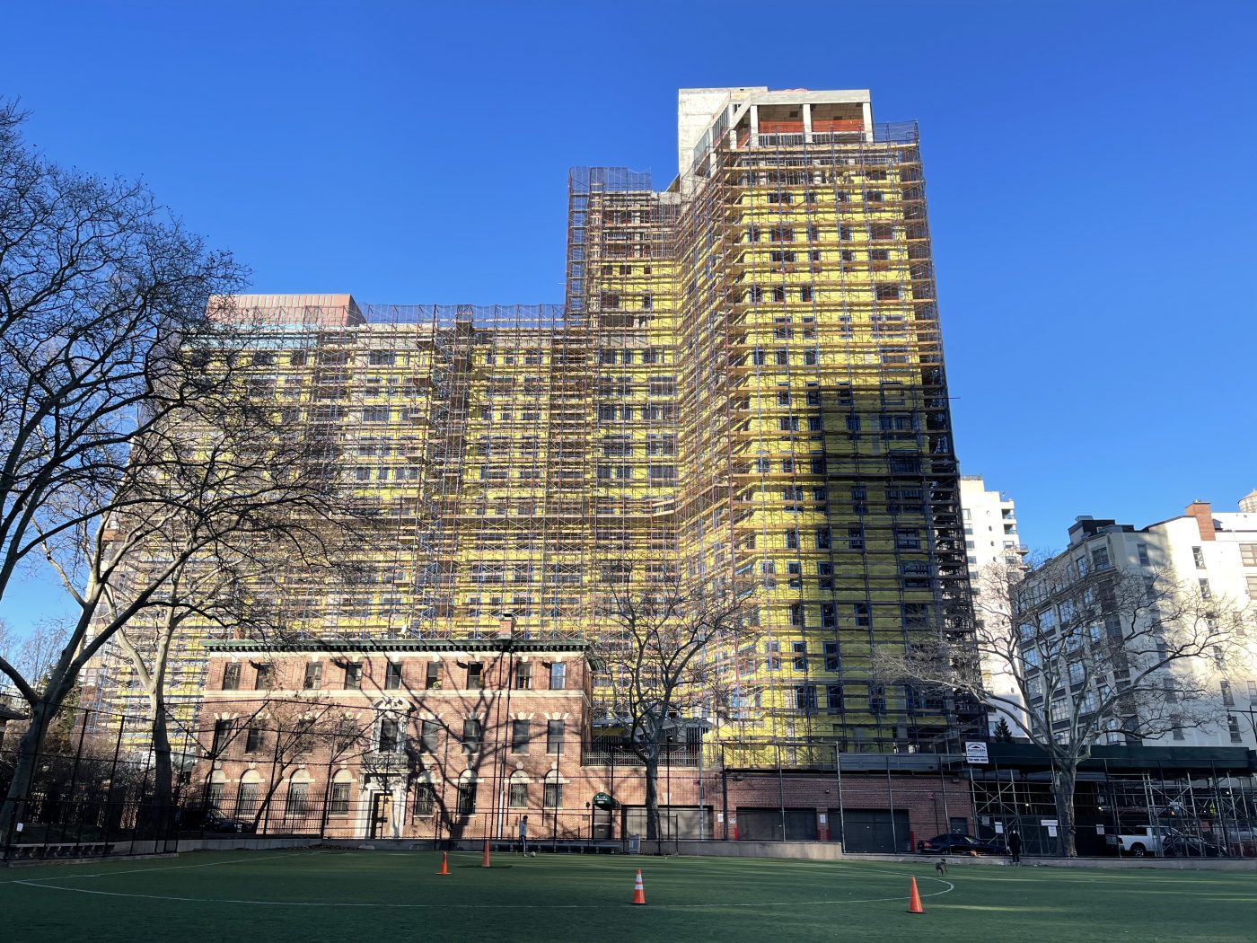 Façade Work Progresses on 22 Chapel Street in Downtown Brooklyn New York YIMBY
