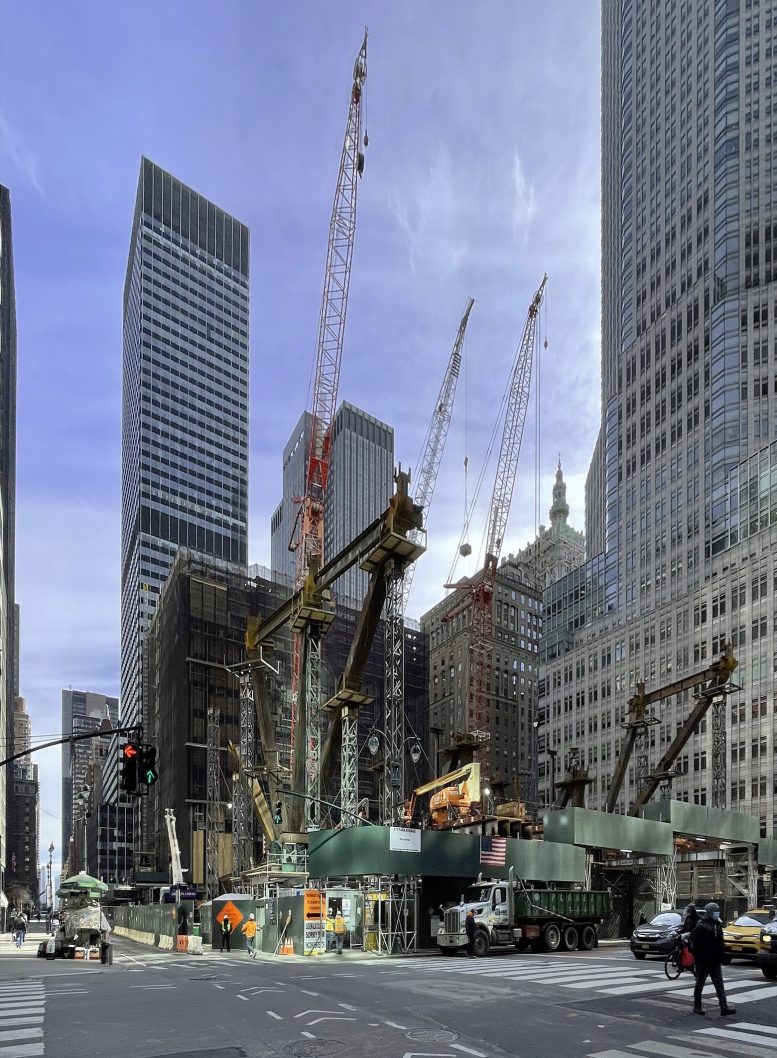 270 Park Avenue's Massive Superstructure Continues Assembly in Midtown