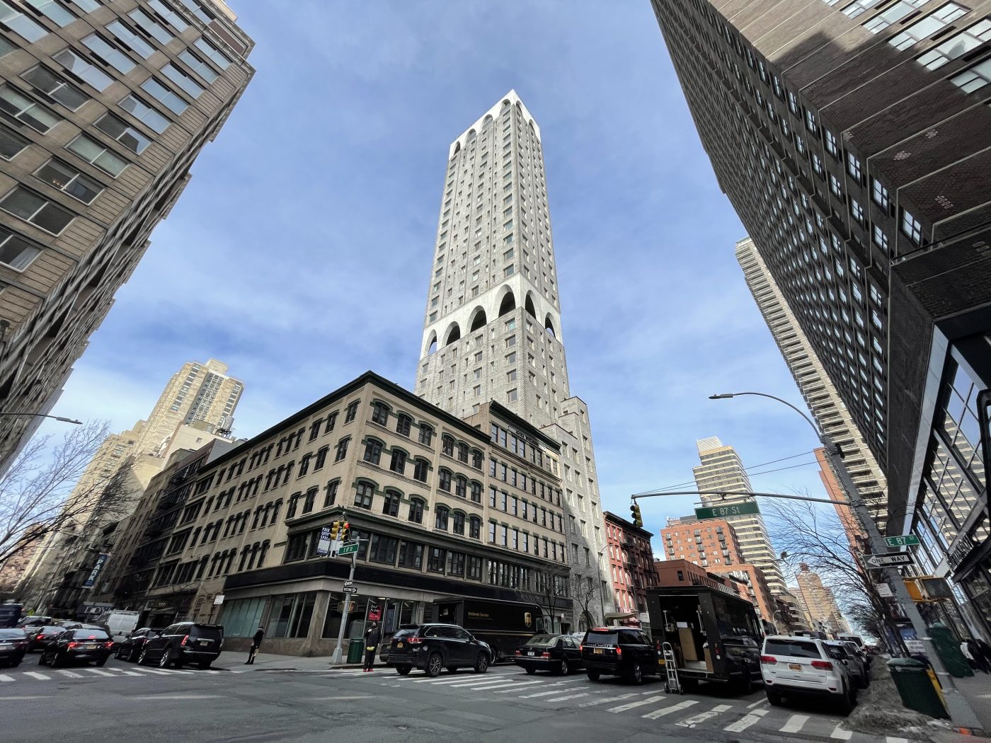 Construction Wraps on 180 East 88th Street on Manhattan's Upper East