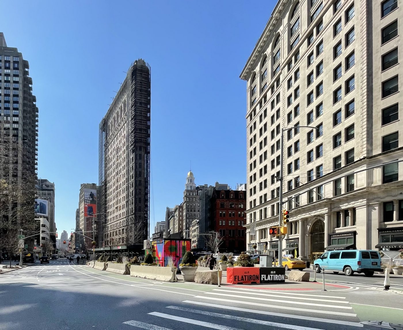 Flatiron Building's Limestone and Terracotta Façade Renovation