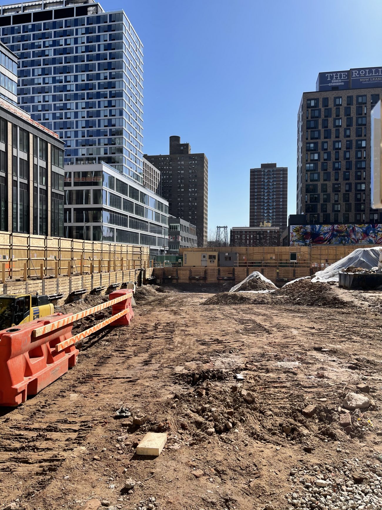 Excavation Underway for Broome Street Development at 55 Suffolk and 64