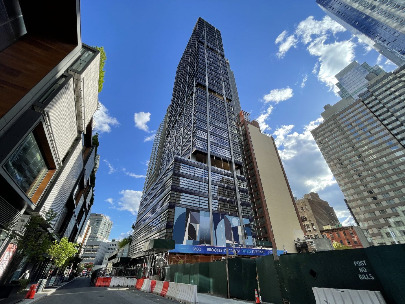 One Willoughby Square's Exterior Nears Completion in Downtown Brooklyn