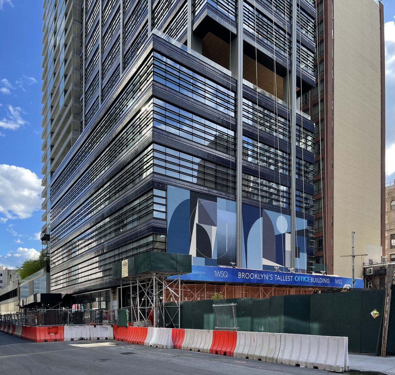 One Willoughby Square's Exterior Nears Completion in Downtown Brooklyn