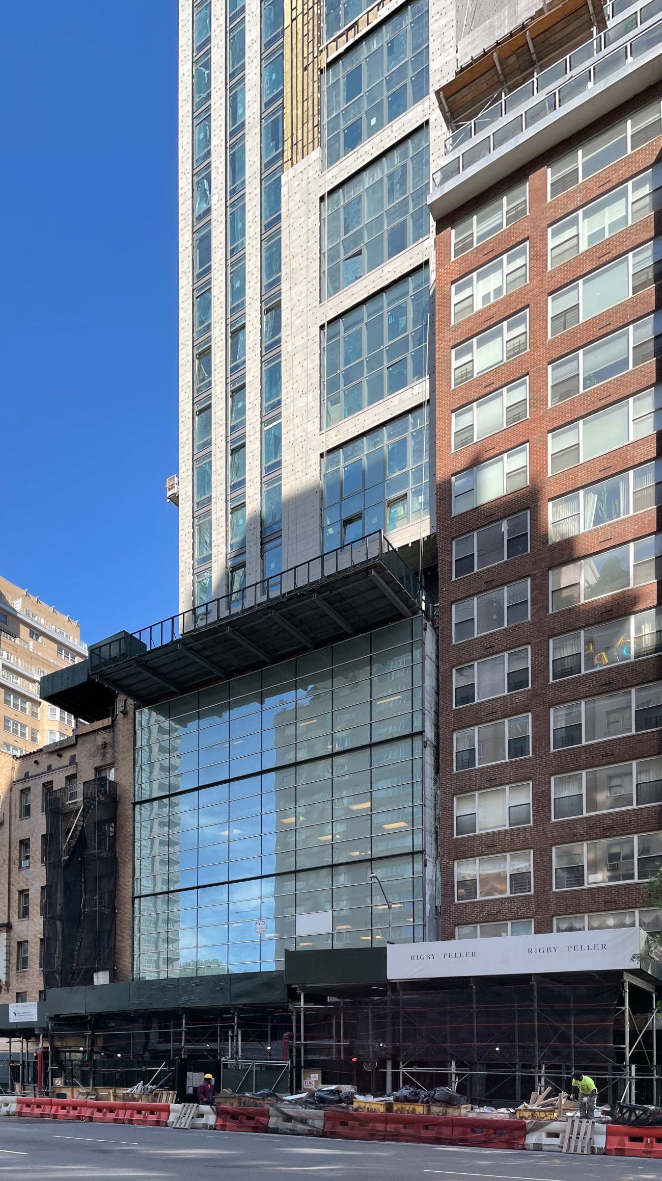 The Leyton's Glass and Stone Façade Progresses at 1059 Third Avenue on