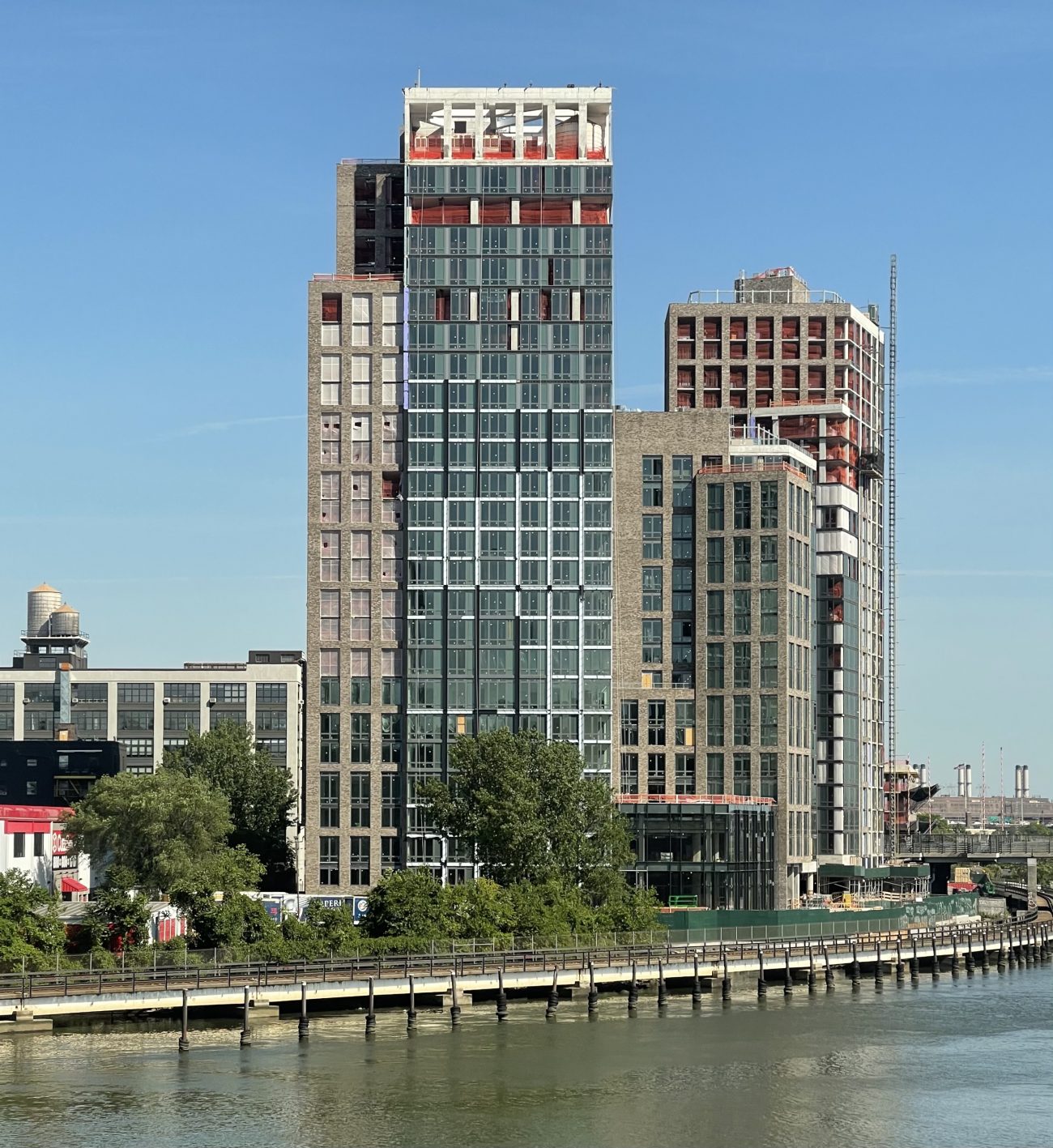 Façade Work Progresses on Bankside's 2401 3rd Avenue Complex in Mott