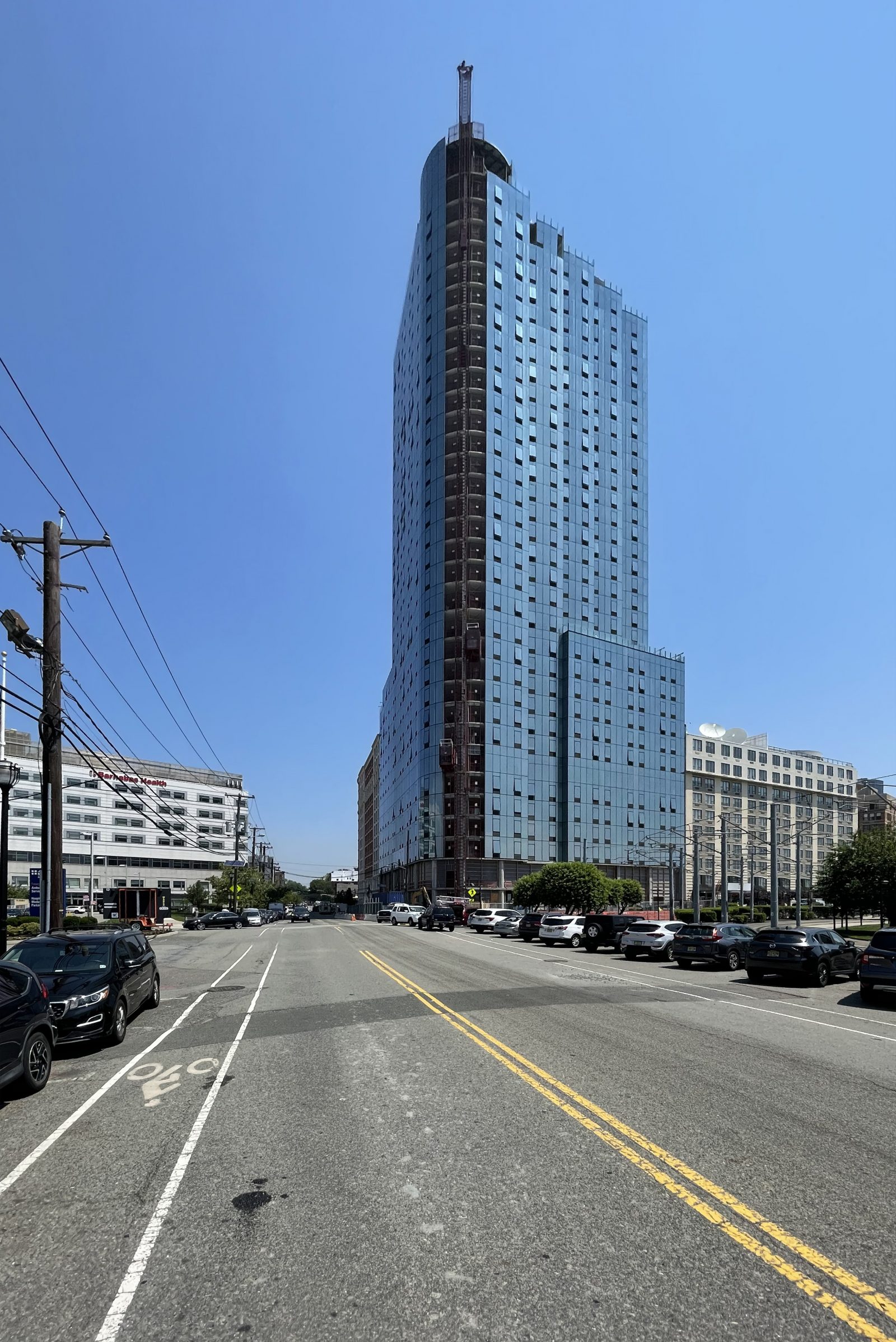 88 Regent Street's Glass Curtain Wall Nears Completion in Jersey City New York YIMBY