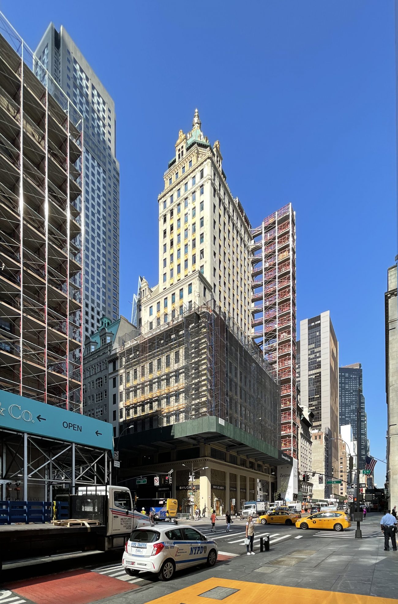 Work Continues on Crown Building’s Conversion Into Aman New York at 730