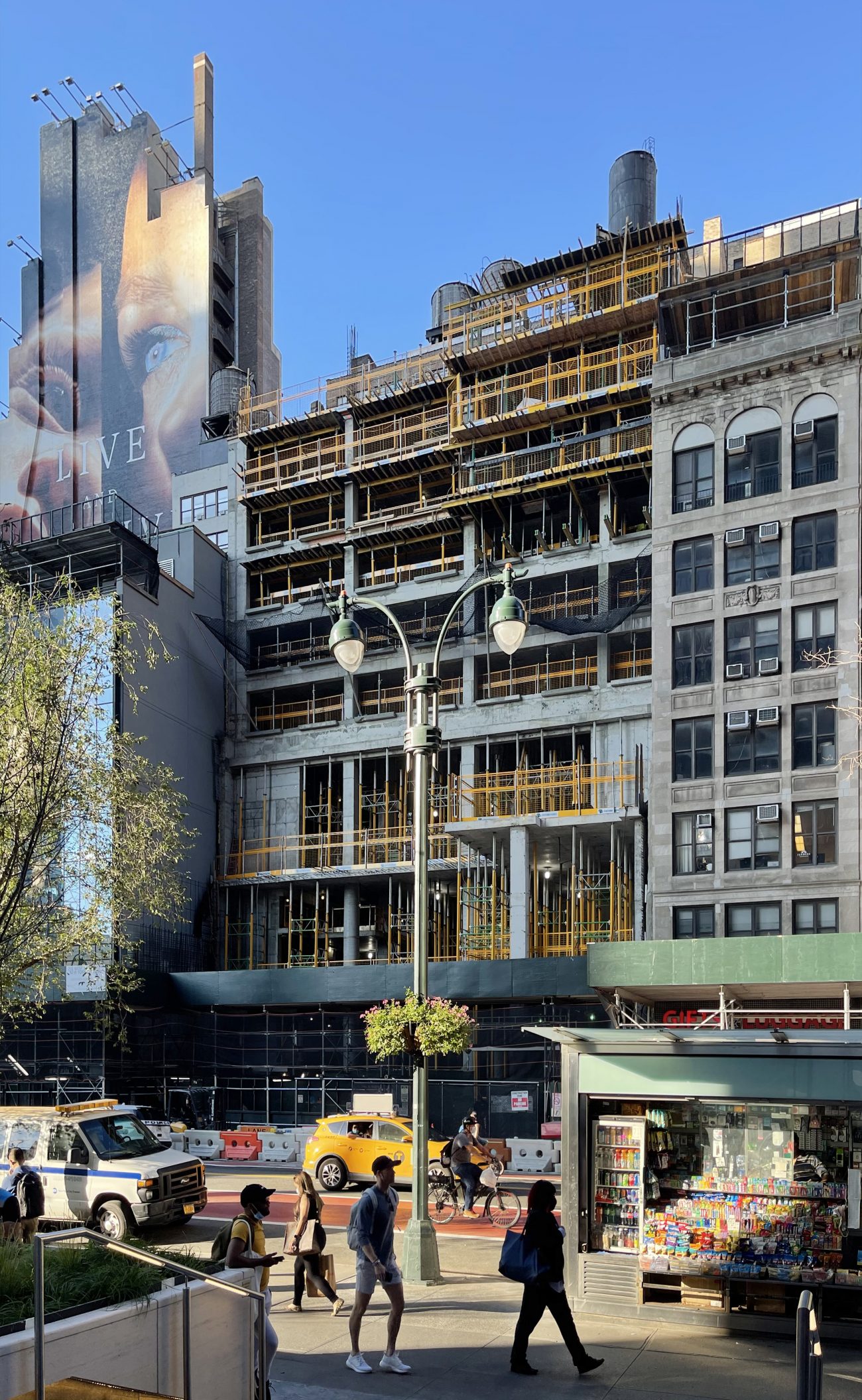 255 West 34th Street's Superstructure Rises in Midtown, Manhattan New