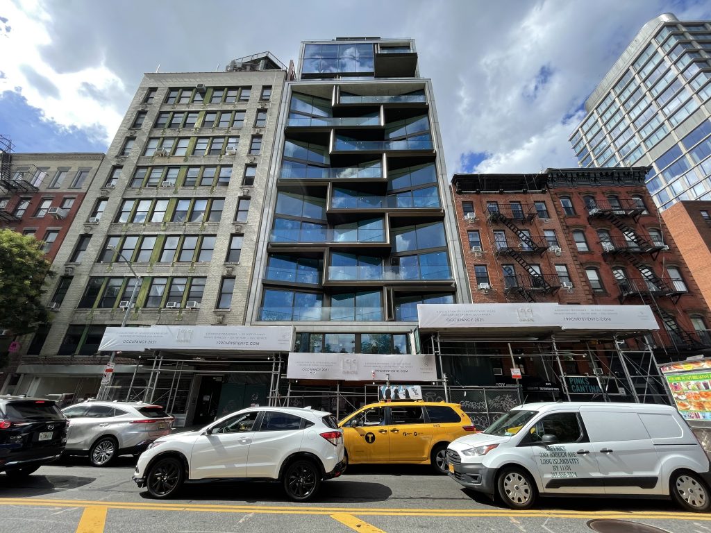 Construction Wraps on 199 Chrystie Street on Manhattan’s Lower East