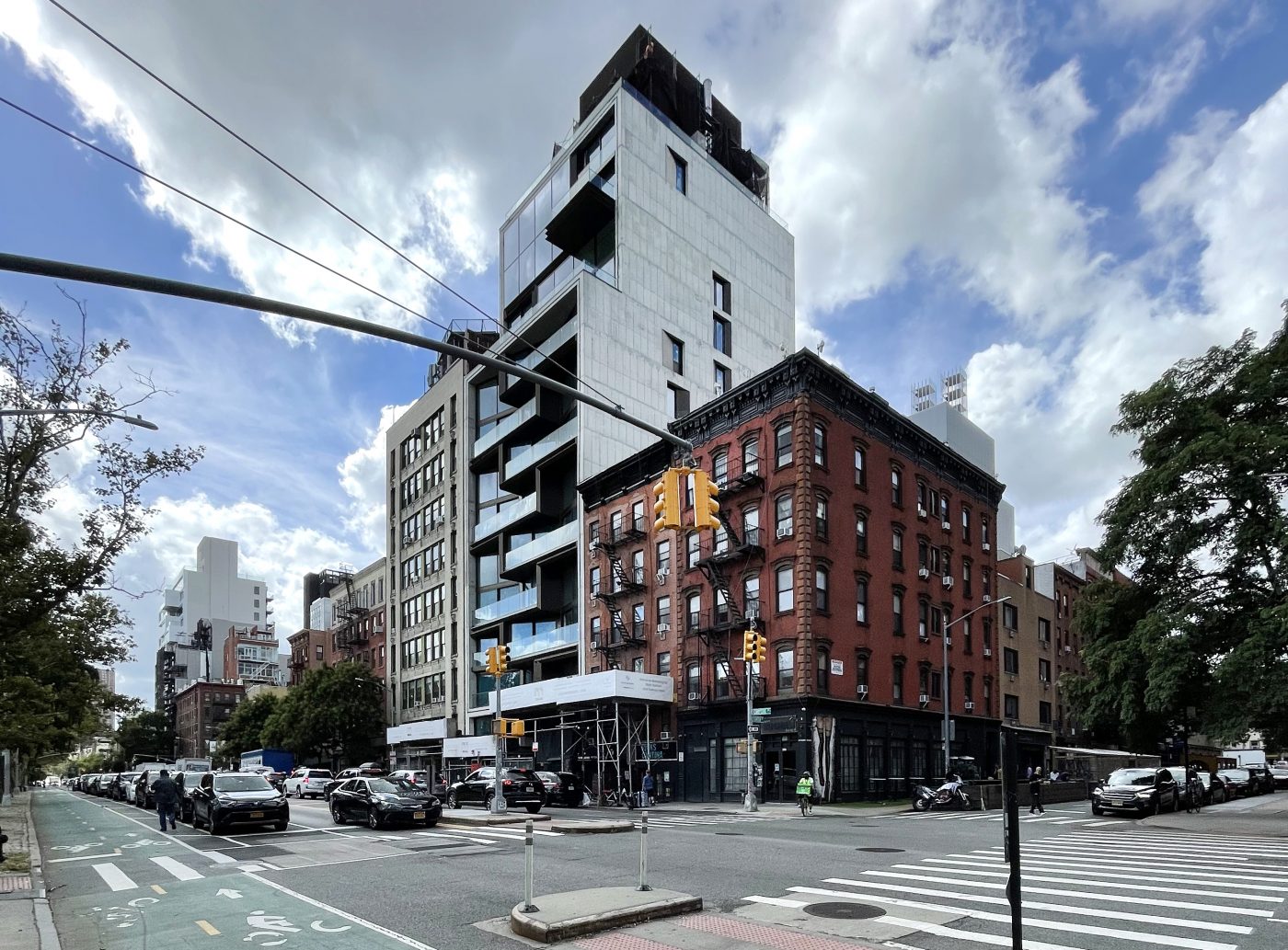 Construction Wraps on 199 Chrystie Street on Manhattan’s Lower East